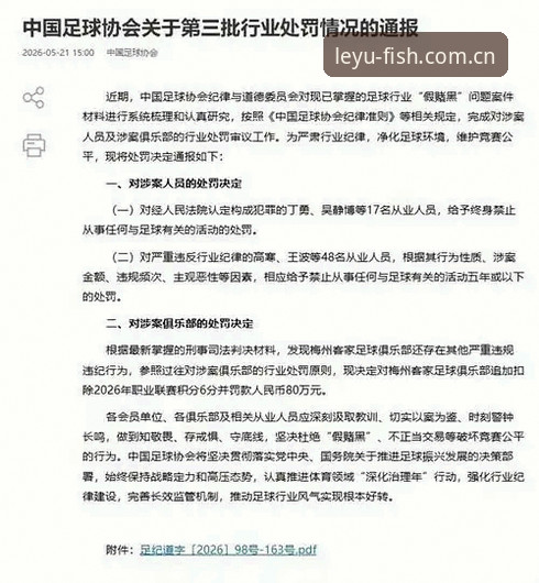 资深用户深度解读：足协第三批禁足名单背后的行业整顿与观赛体验分享